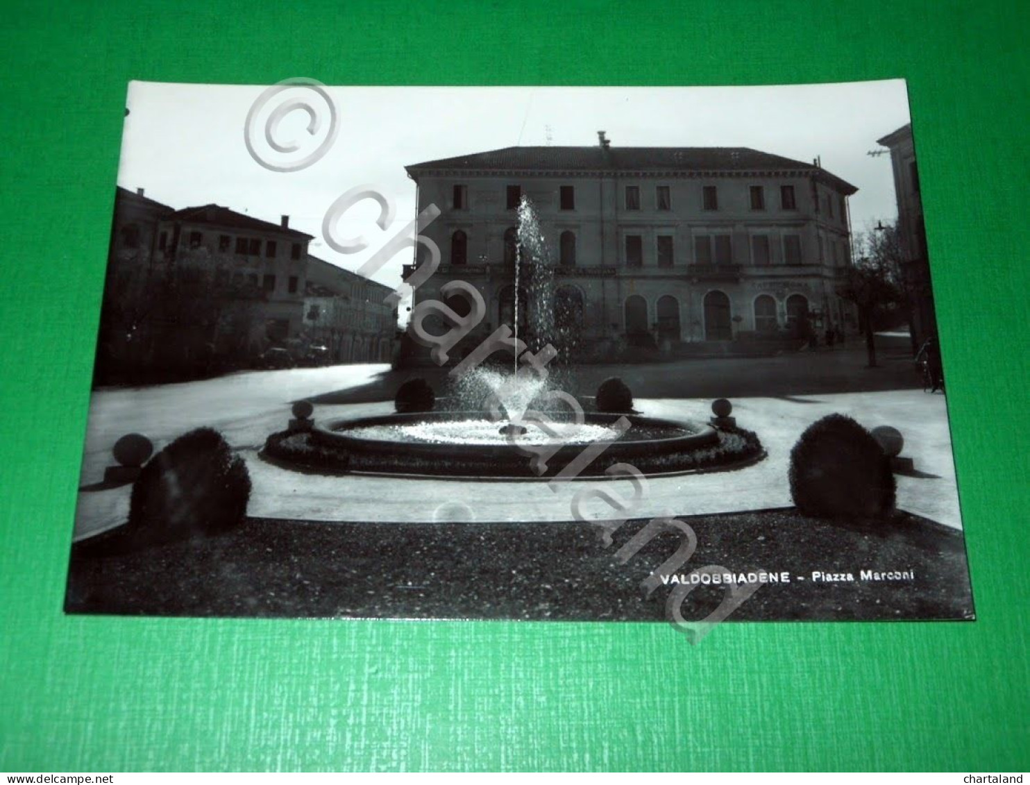 Cartolina Valdobbiadene - Piazza Marconi 1955 Ca - Treviso