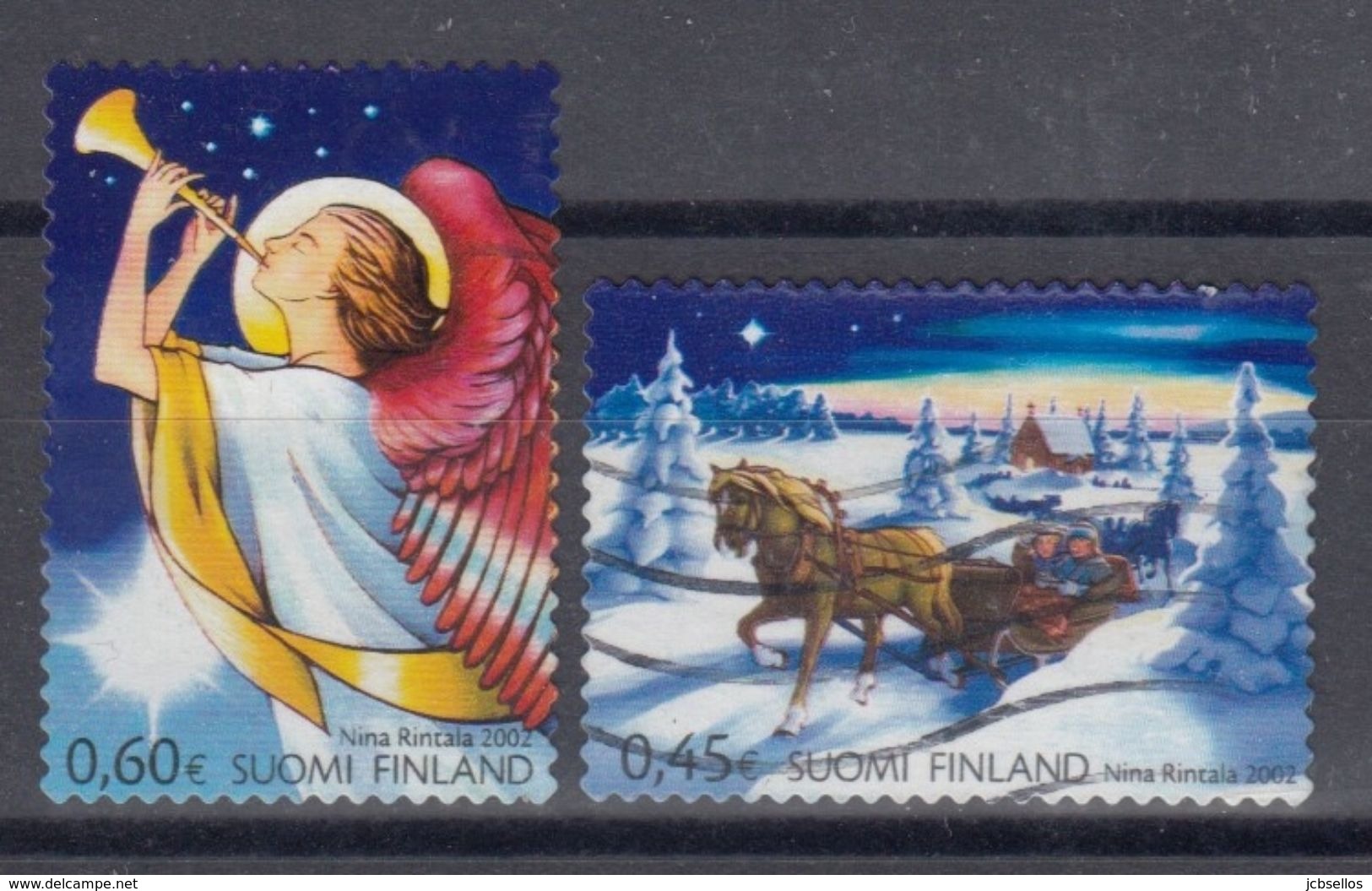 FINLANDIA 2002 Nº 1593/94 USADO - Used Stamps