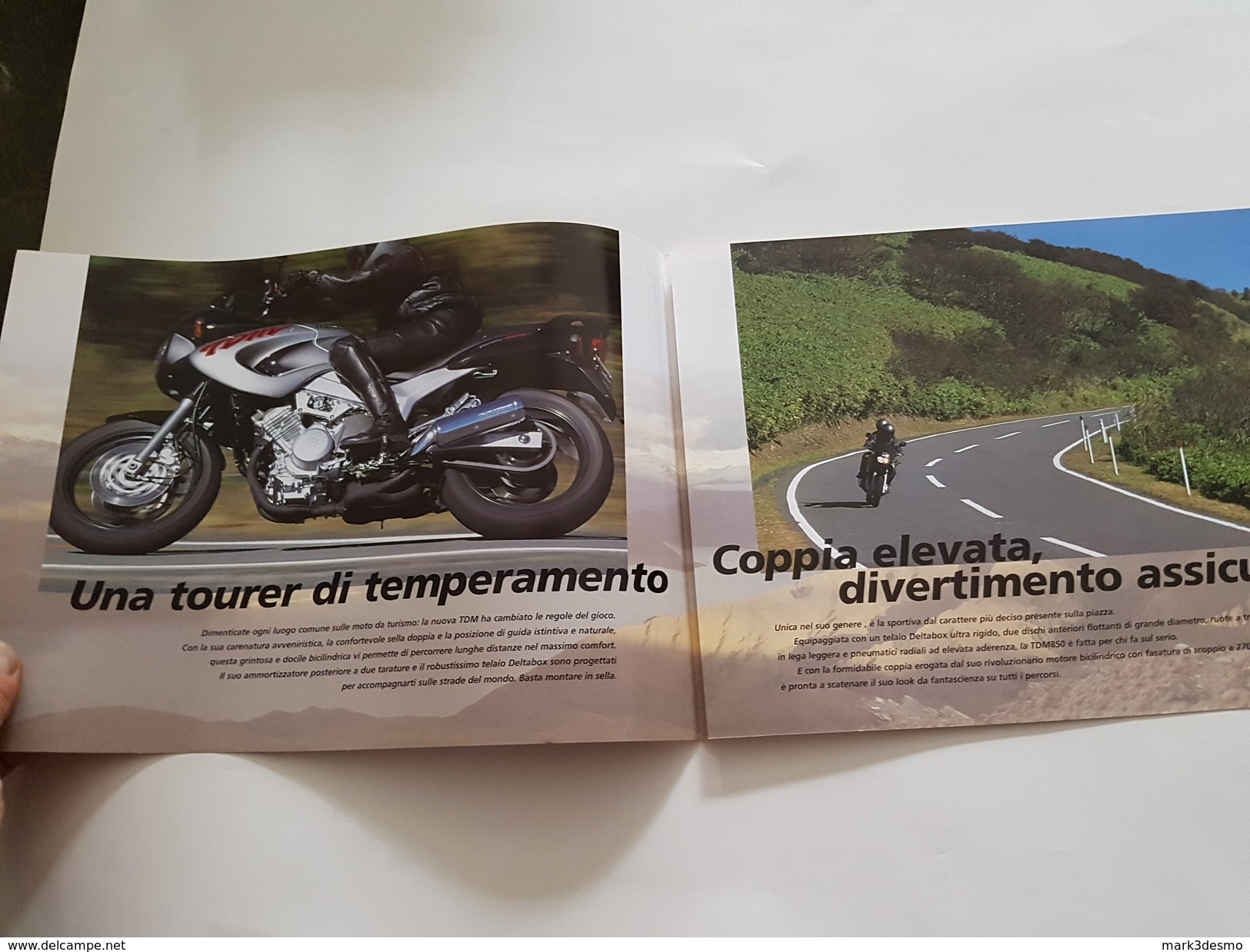 4) Yamaha TDM 850 1997 Depliant Originale Moto - Genuine Brochures - Motorrad Originalprospekt - Moto