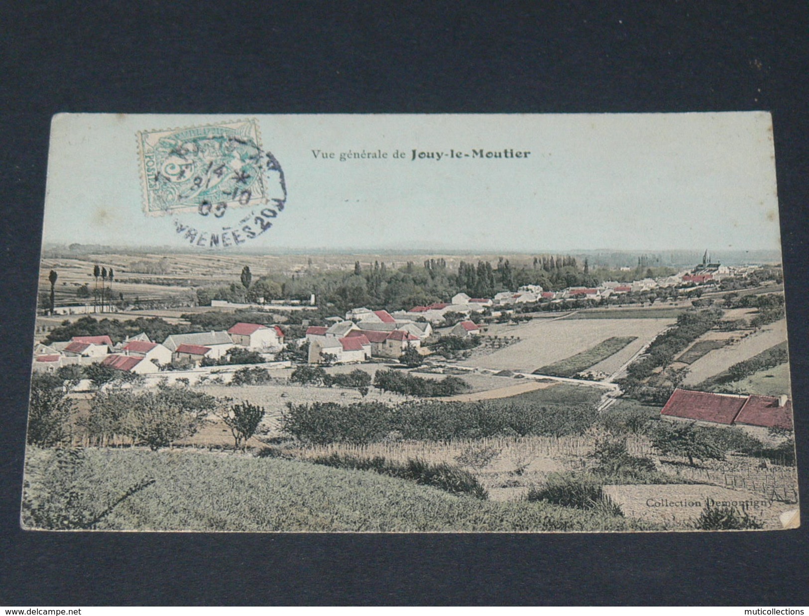 JOUY LE MOUTIER  1910  /   VUE GENERALE  CIRC OUI  / EDIT - Jouy Le Moutier