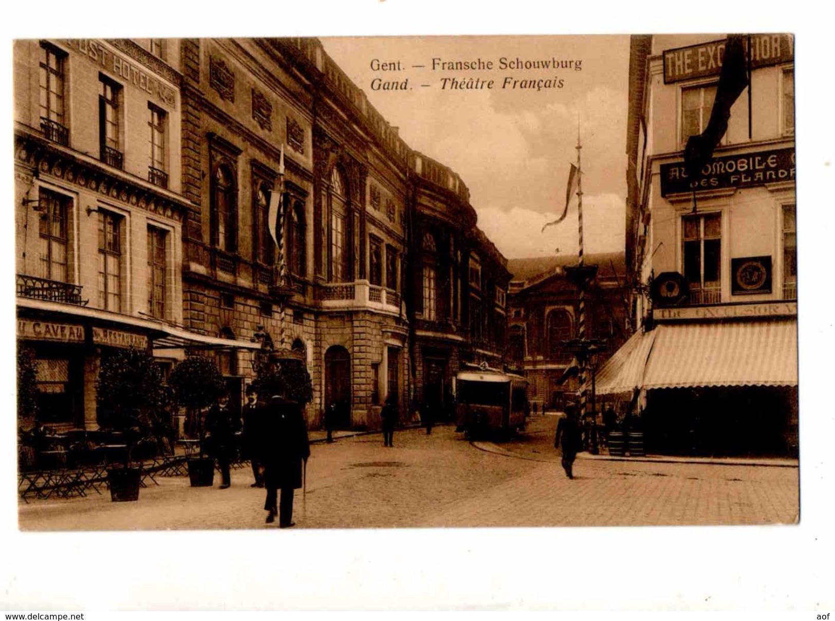 7271 GENT Théâtre Tramway Correspondance Allemande - Gent