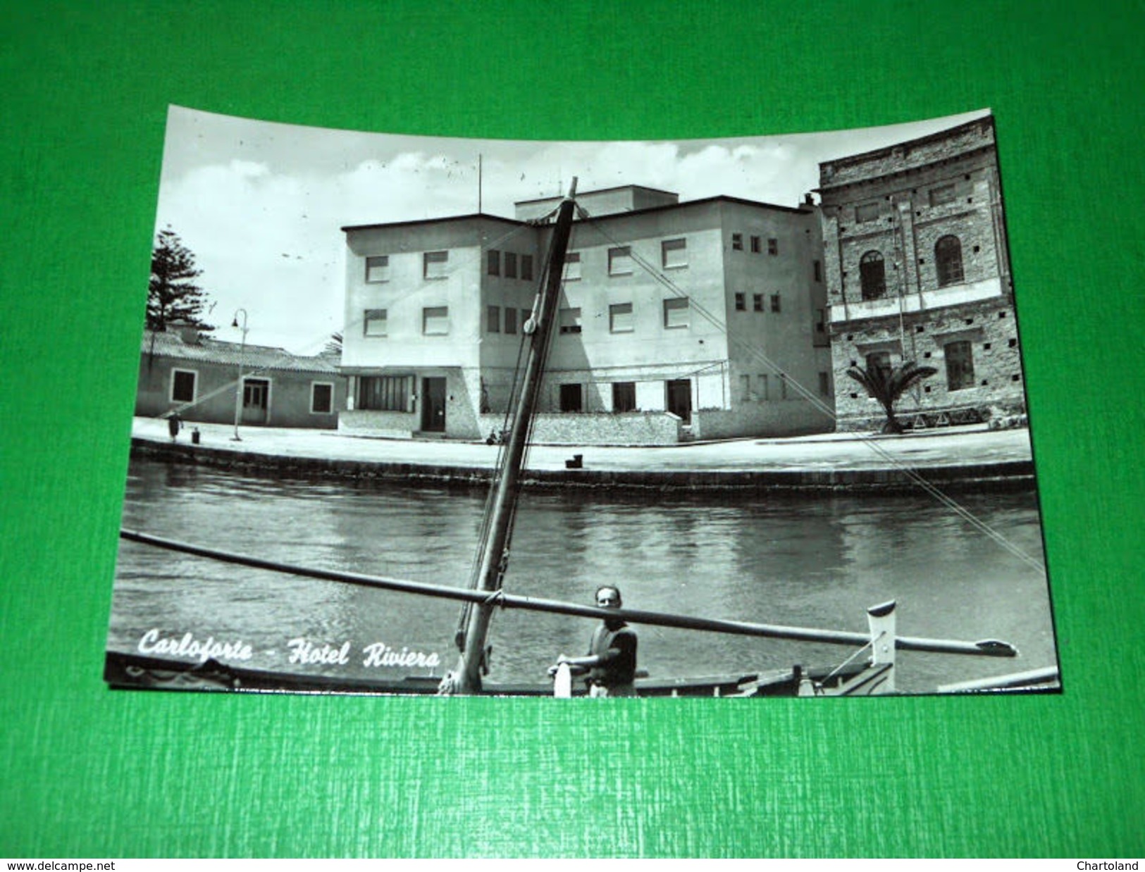 Cartolina Carloforte - Hotel Riviera 1955 Ca - Cagliari