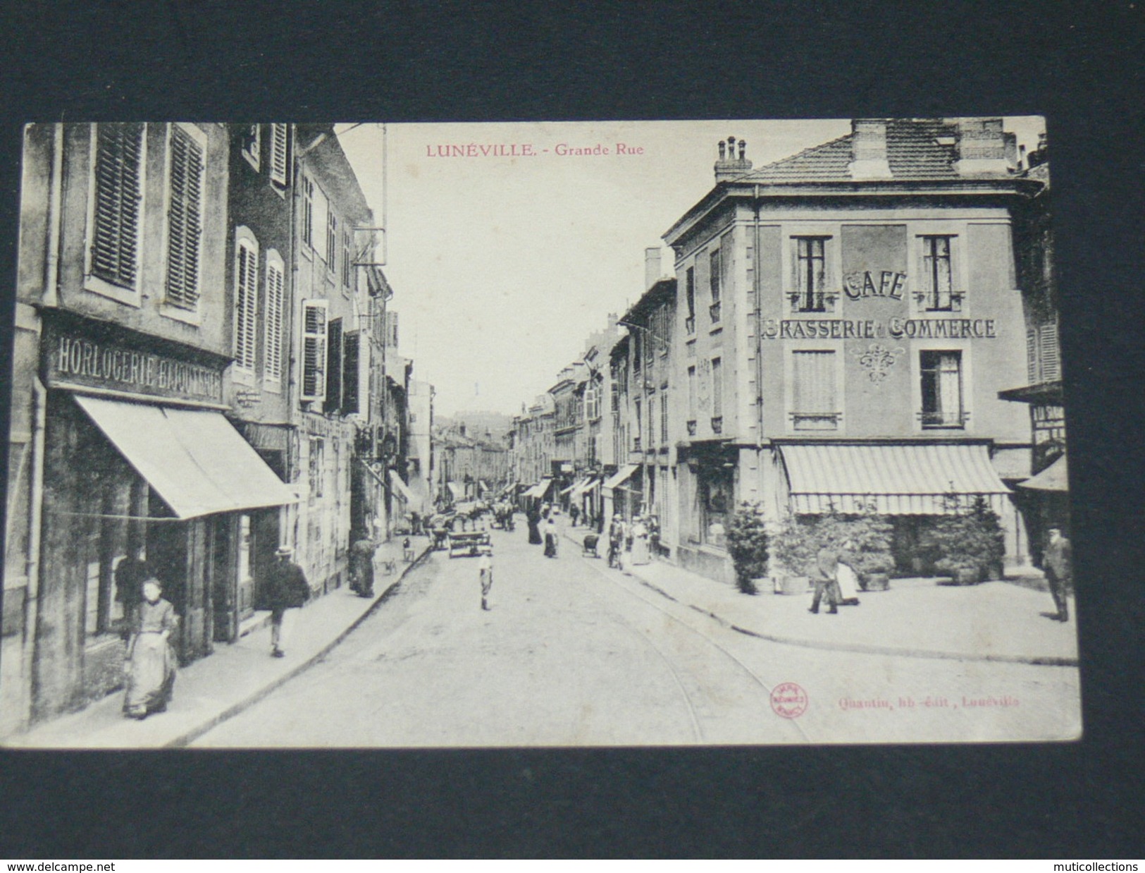 LUNEVILLE   1910  /   GRANDE RUE     / CIRC OUI  / EDIT - Luneville