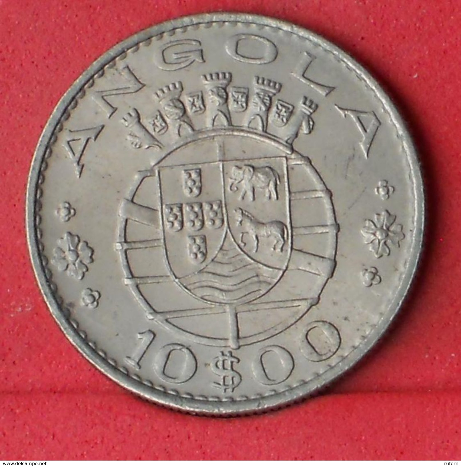 ANGOLA 10 ESCUDOS 1970 - KM# 79 - (Nº18581) - Angola