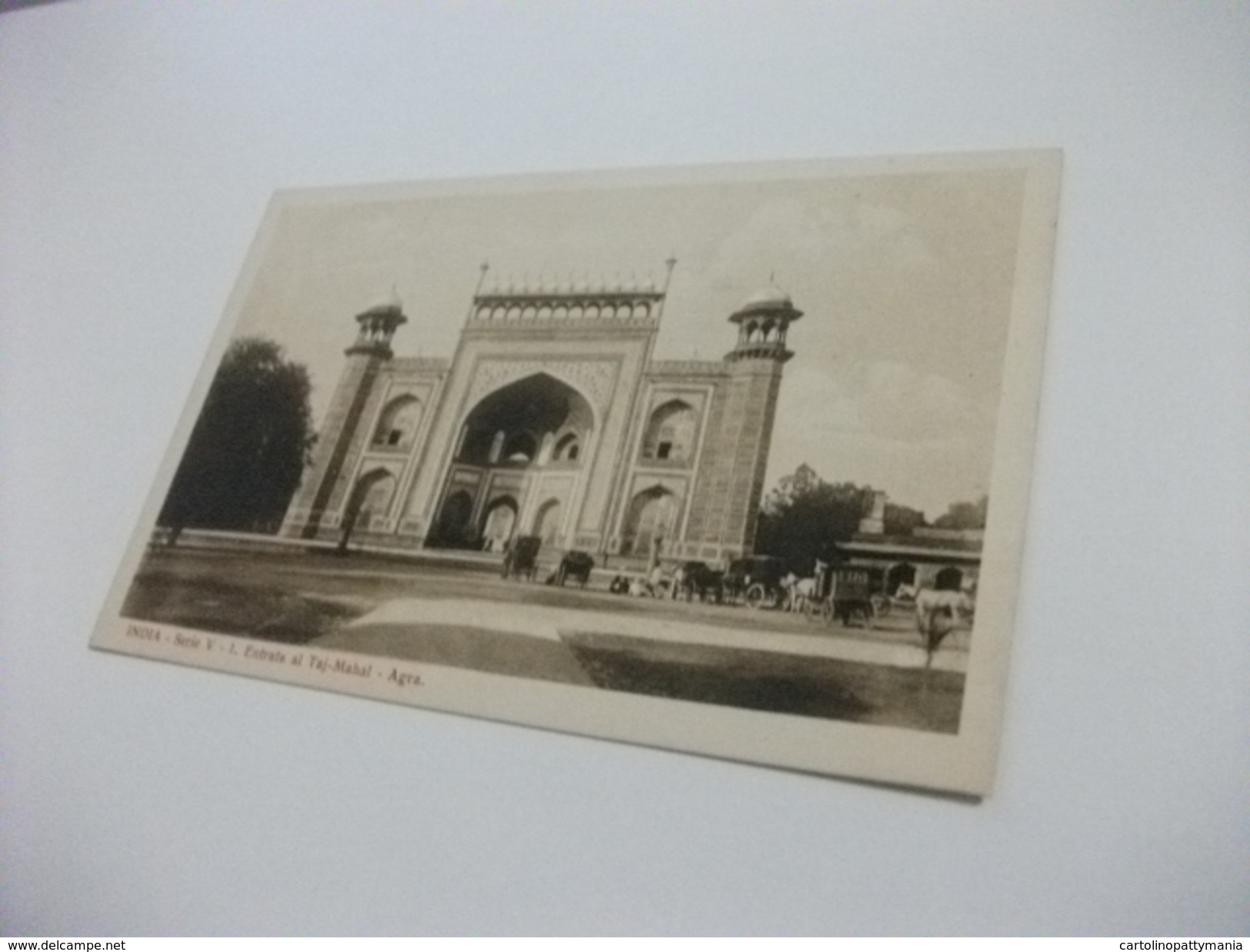 IL PONTIFICIO ISTITUTO DELLE MISSIONI ESTERE INDIA SERIE V ENTRATA AL TAJ MAHAL AGRA - Missioni