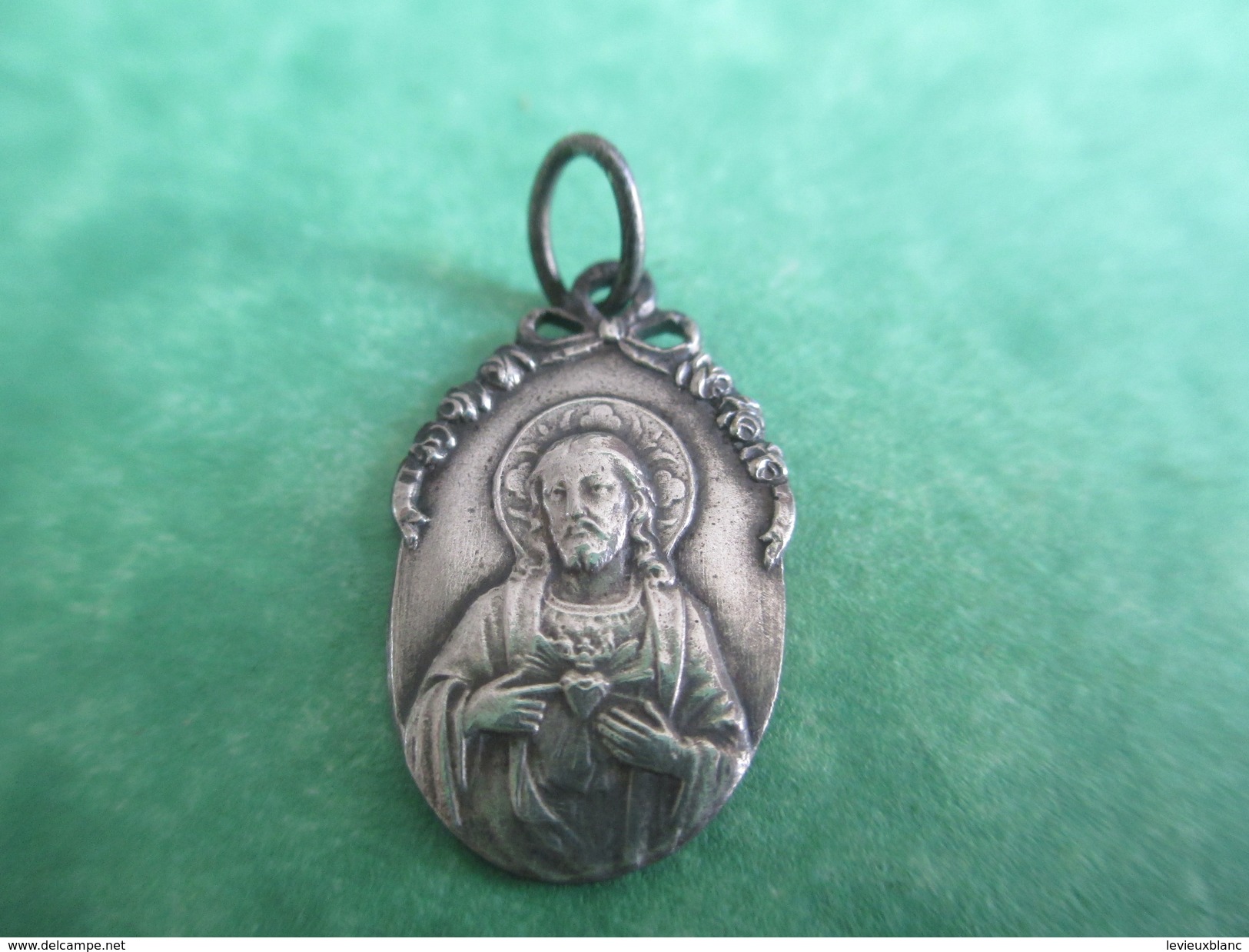 Petite Médaille Religieuse /Coeur Du Christ/ Sacré Coeur De Montmartre/fin XIXème Siècle CAN377 - Religion &  Esoterik