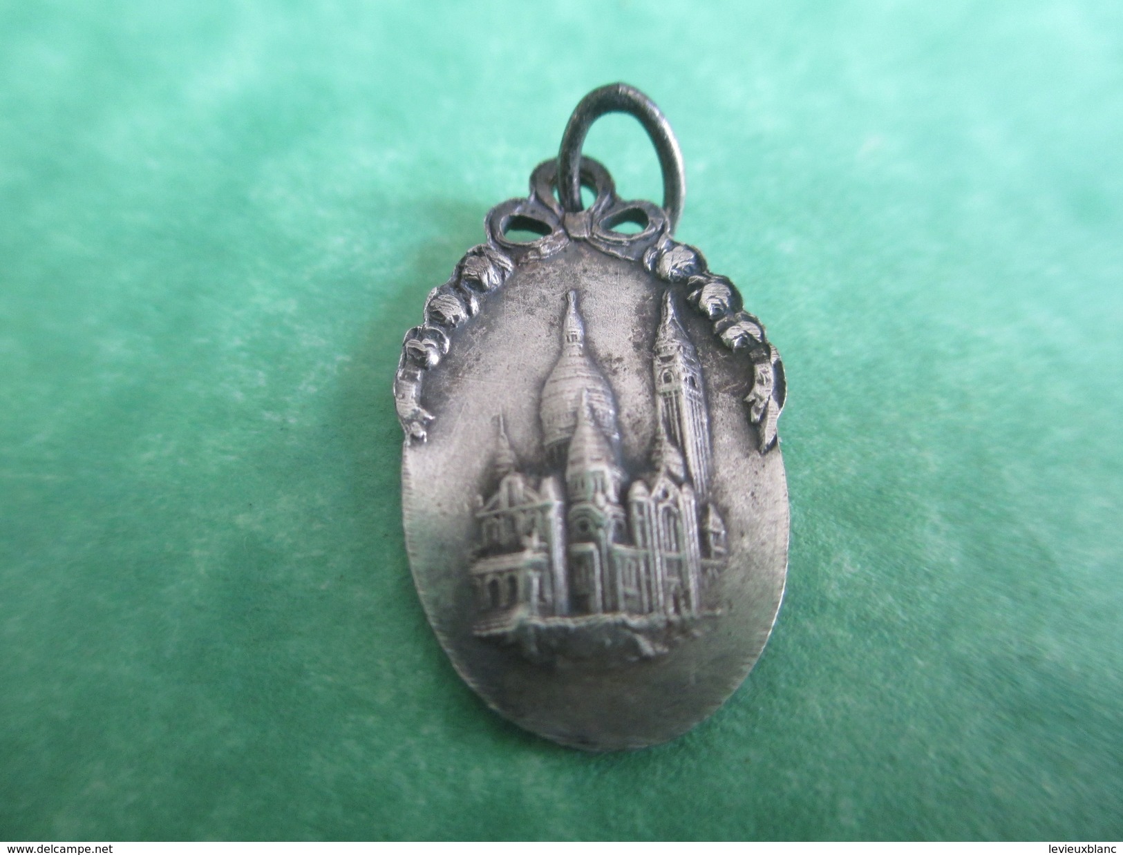 Petite Médaille Religieuse /Coeur Du Christ/ Sacré Coeur De Montmartre/fin XIXème Siècle CAN377 - Religion &  Esoterik