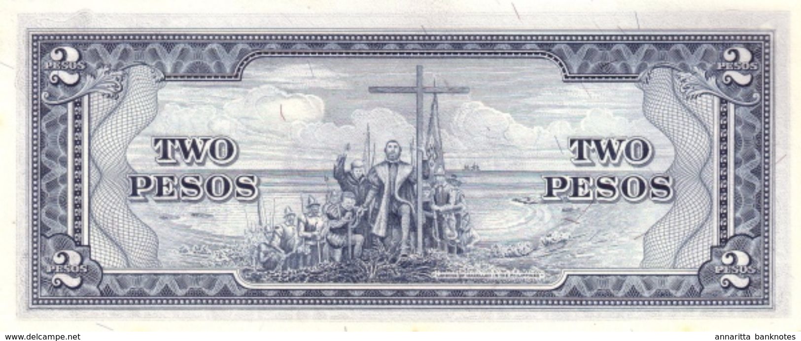 PHILIPPINES 2 PESOS 1949 (1969) P-134d UNC  [PH0918d] - Philippines