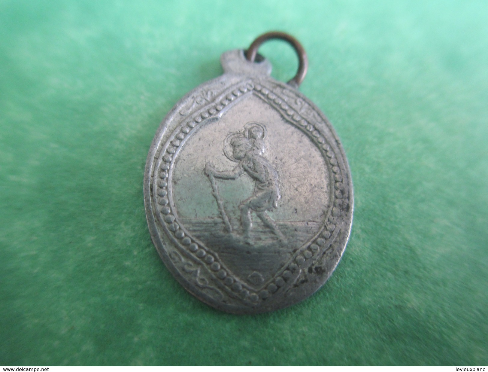 Petite Médaille Religieuse /Saint Christophe , Préservez-nous De Tout Accident/ Début  XXème Siècle CAN382 - Religion &  Esoterik