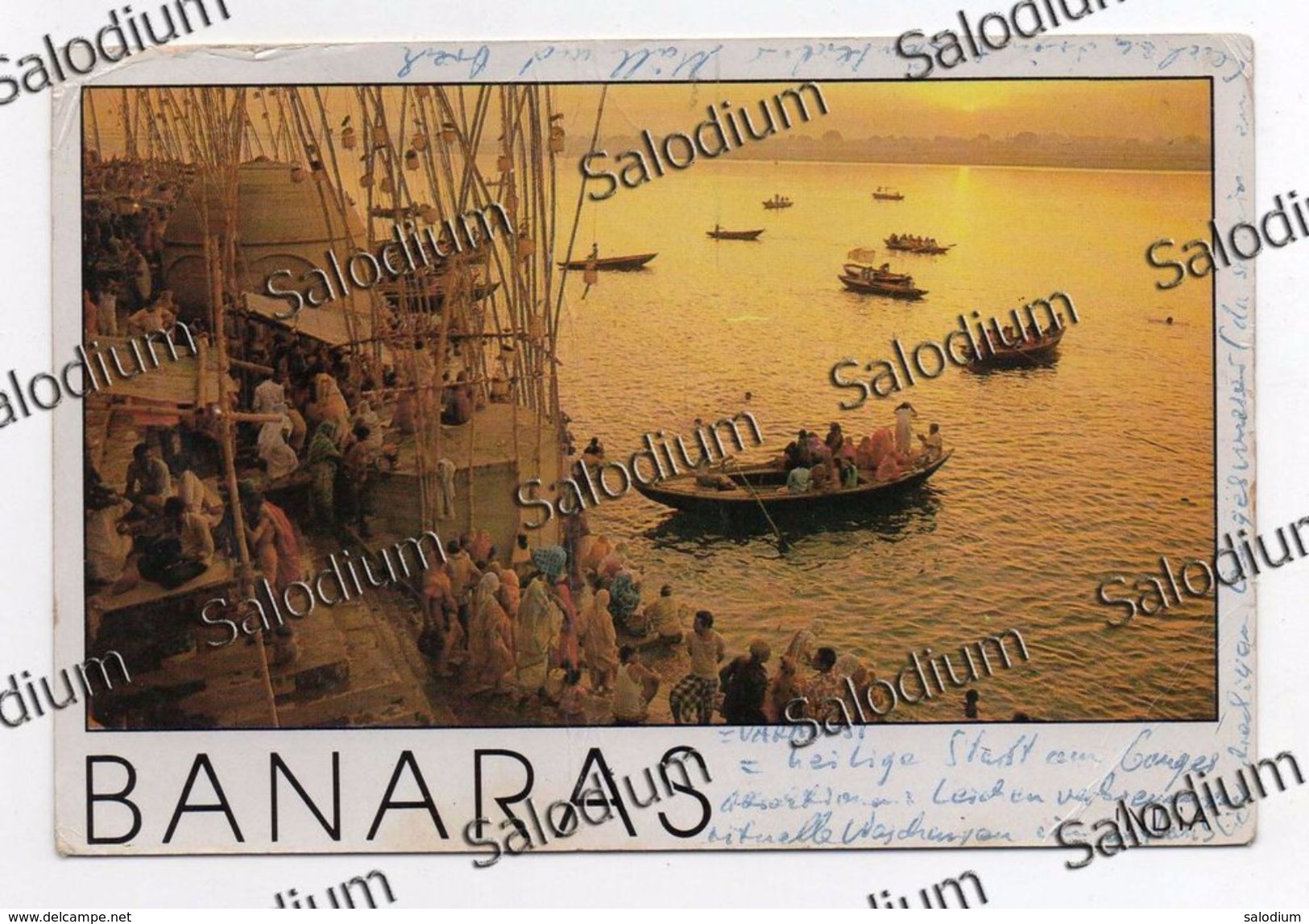 BANARAS NEPAL Storia Postale - XXL Card - Big Format - Nepal