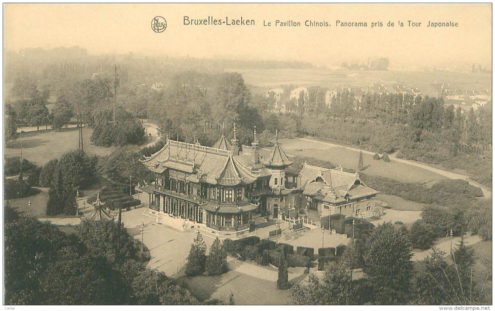 BRUXELLES-LAEKEN - Le Pavillon Chinois - Panorama Pris De La Tour Japonaise - Laeken