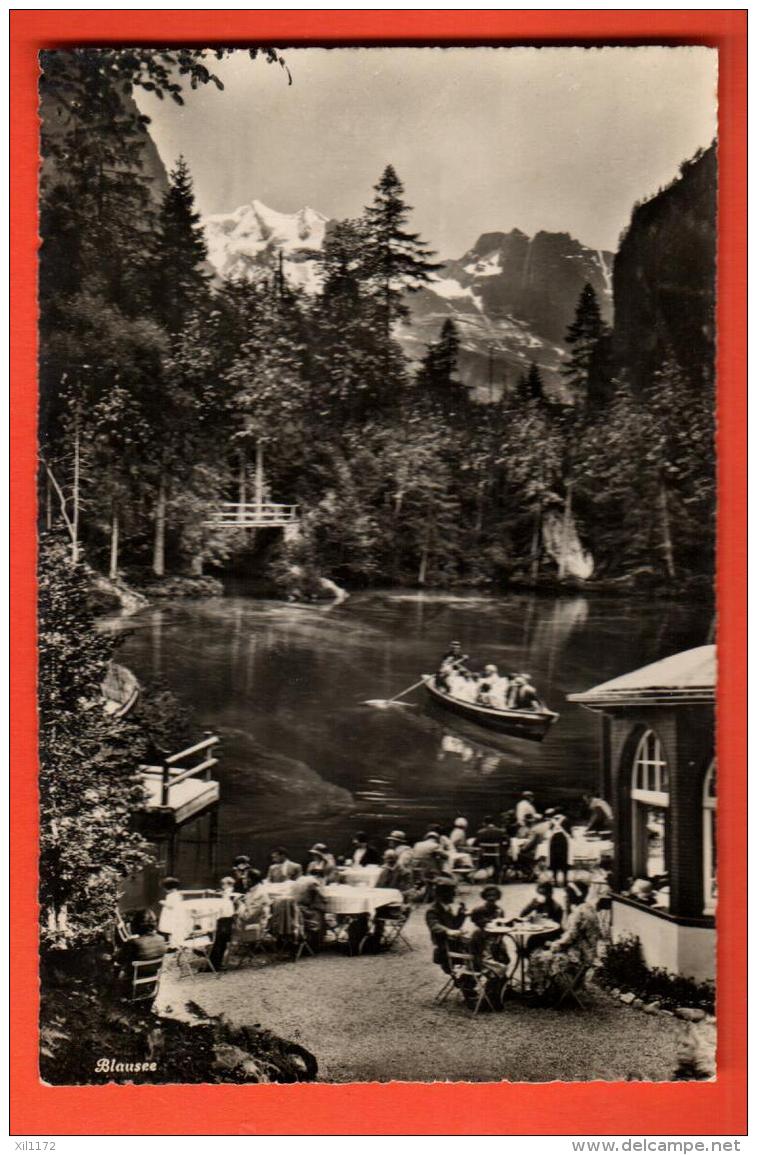 EAM-16  Blausee Kandergrund. Terrasse Restaurant. Sehr Belebt. Nicht Gelaufen - Kandergrund