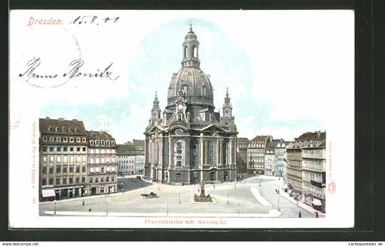 AK Dresden, Frauenkirche Mit Neumarkt - Dresden