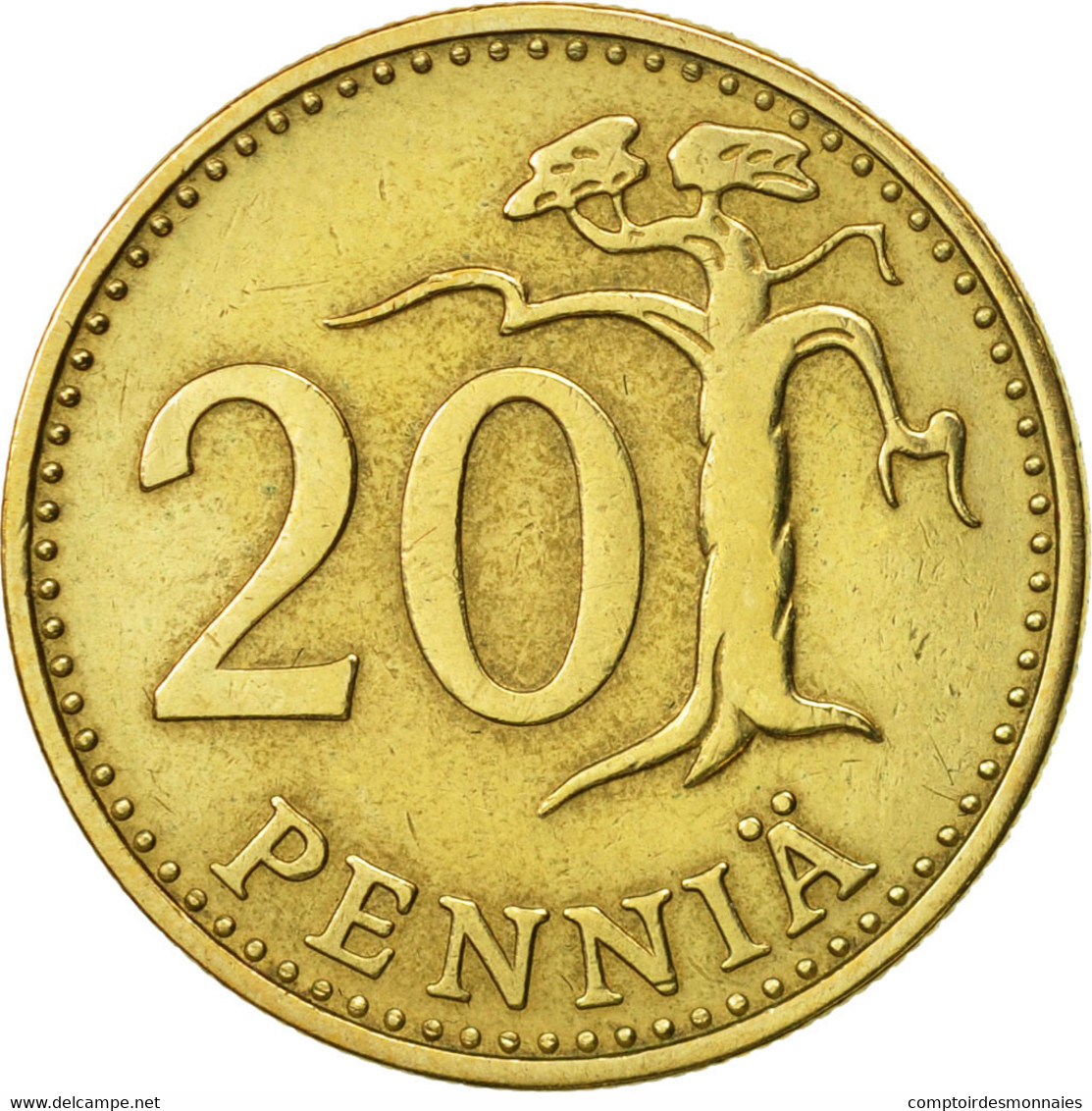Monnaie, Finlande, 20 Pennia, 1963, TTB+, Aluminum-Bronze, KM:47 - Finlande