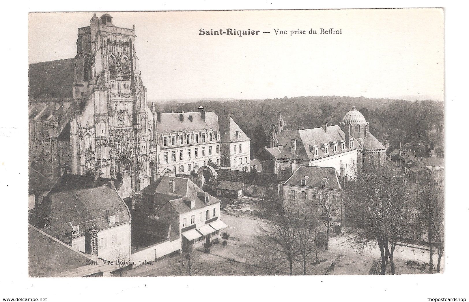 CPA 80 SAINT RIQUIER Vue Prise Du Beffroi Achatez Immédiat - Saint Riquier