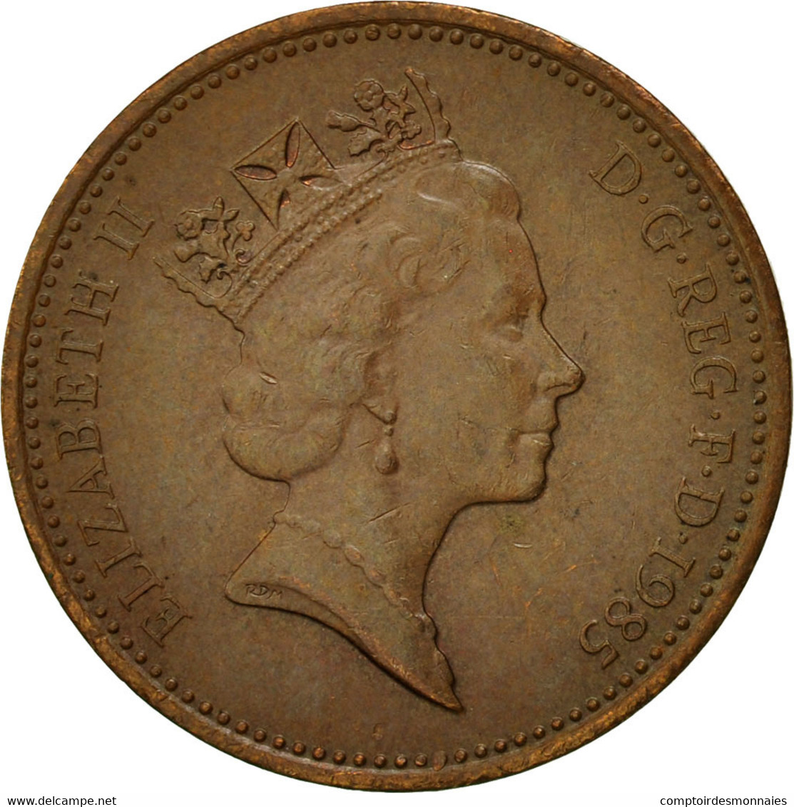 Monnaie, Grande-Bretagne, Elizabeth II, Penny, 1985, TTB, Bronze, KM:935 - 1 Penny & 1 New Penny