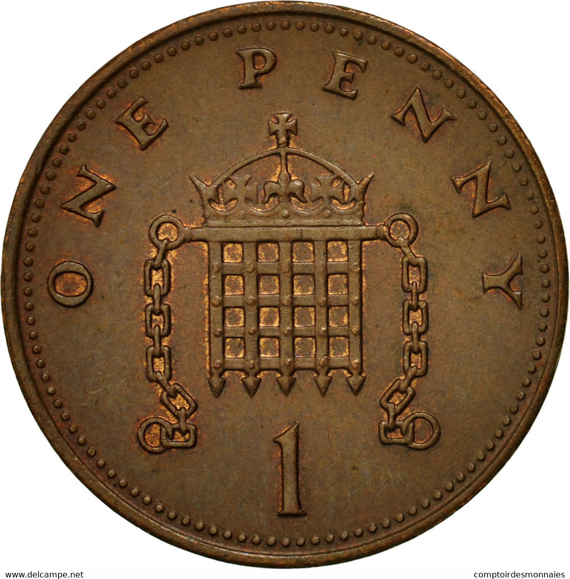 Monnaie, Grande-Bretagne, Elizabeth II, Penny, 1985, TTB, Bronze, KM:935 - 1 Penny & 1 New Penny