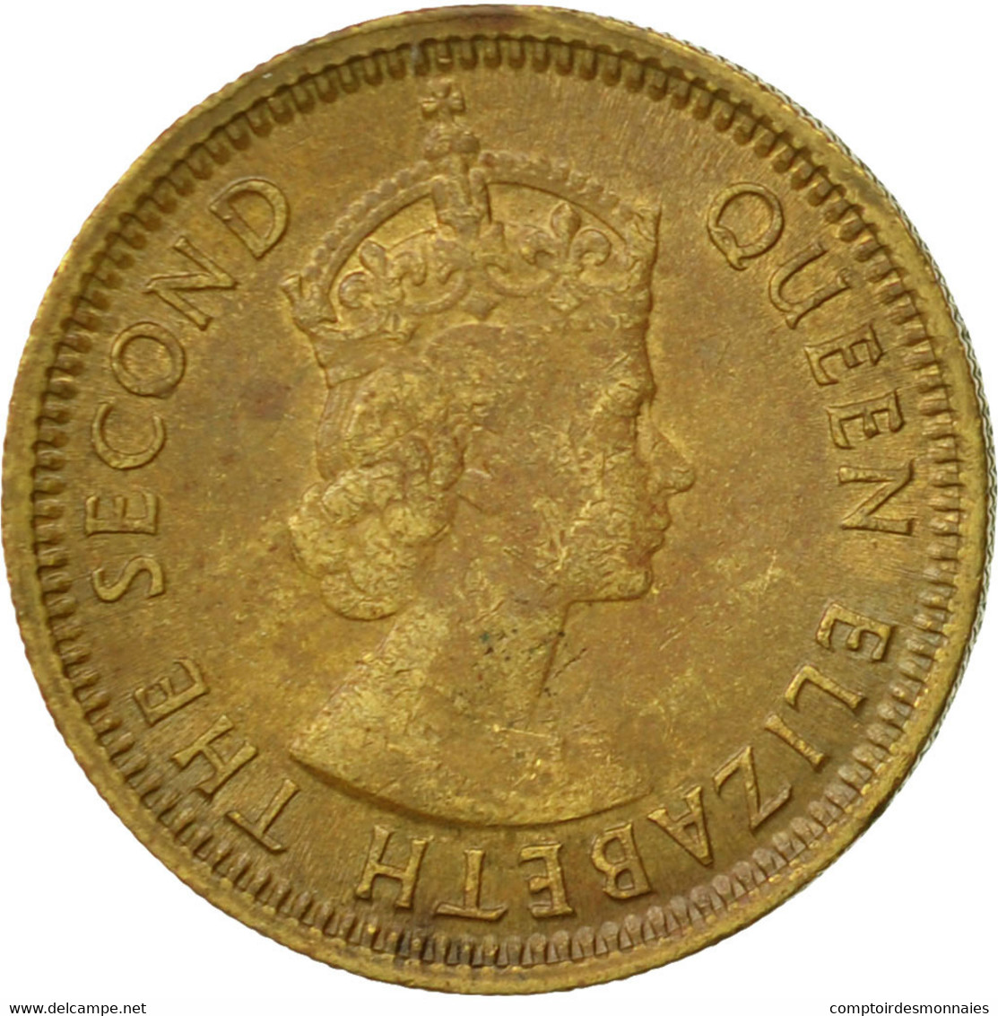 Monnaie, Hong Kong, Elizabeth II, 5 Cents, 1965, TTB, Nickel-brass, KM:29.1 - Hong Kong