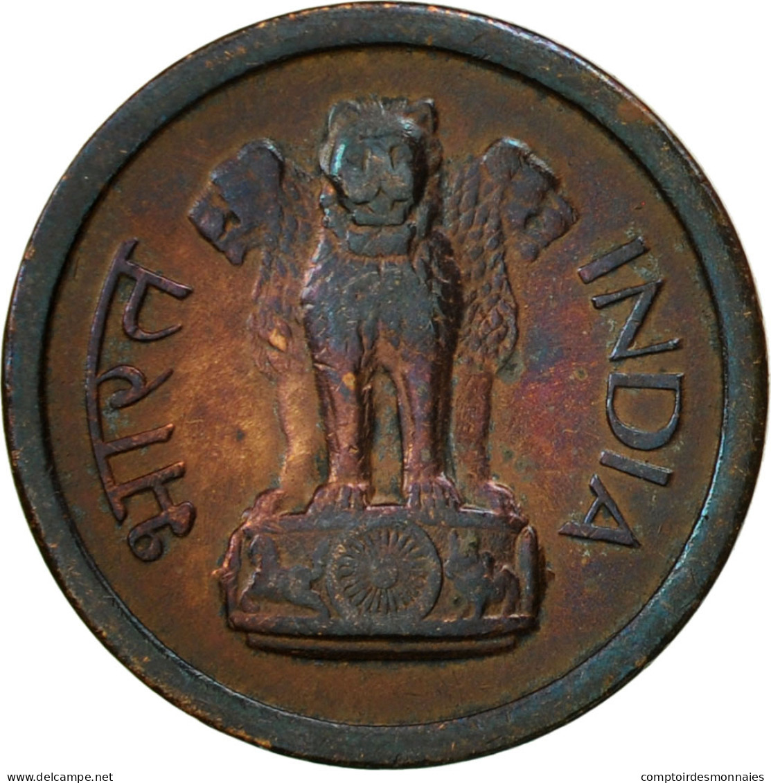 Monnaie, INDIA-REPUBLIC, Naya Paisa, 1959, TB+, Bronze, KM:8 - India