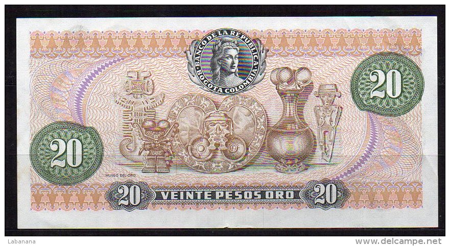 550-Colombie Billet De 20 Pesos Oro 1979 - 843 - Colombie