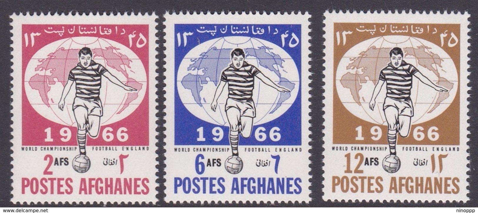 Afghanistan SG 567-569 1966 World Soccer Cup MNH - Afghanistan