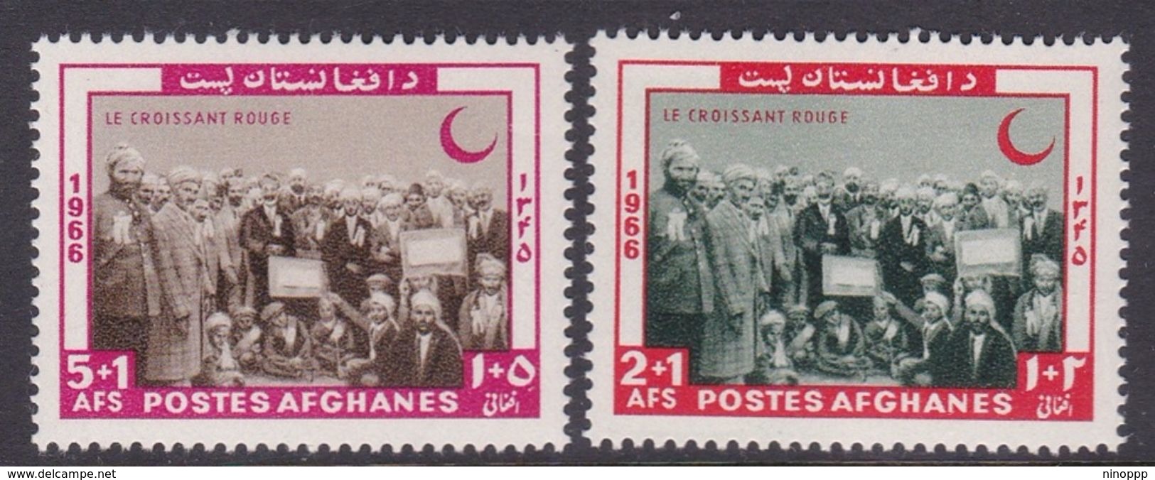 Afghanistan SG 573-574 1966 Red Crescent Day MNH - Afghanistan