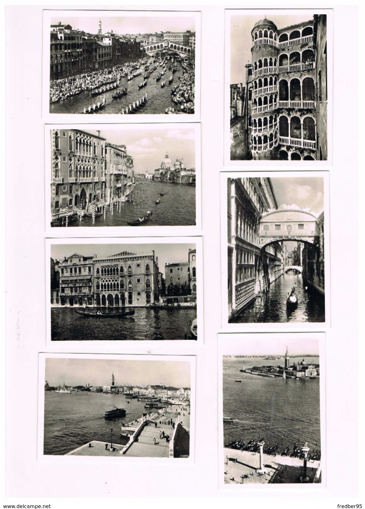 ITALIE - Venise  Années 50 - Carnet  20 Photographies N&B 9x7cm -  Non Dentelées - Venezia (Venedig)