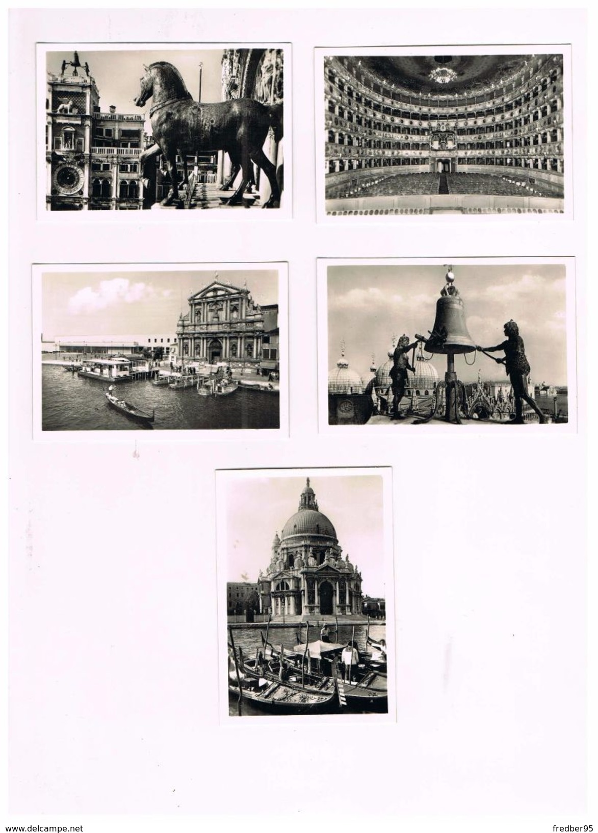 ITALIE - Venise  Années 50 - Carnet  20 Photographies N&B 9x7cm -  Non Dentelées - Venezia (Venice)