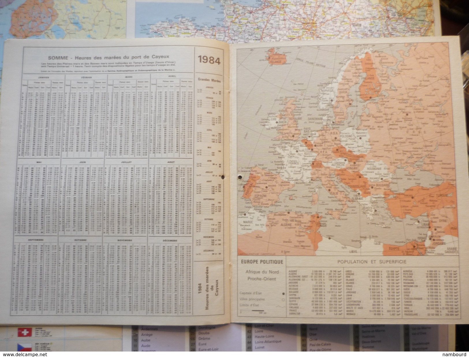 Almanach des PTT 1984   / département de la Somme