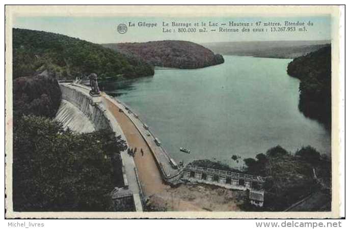 La Gileppe - Le Barrage Et Le Lac - Circulé - TBE - Jalhay