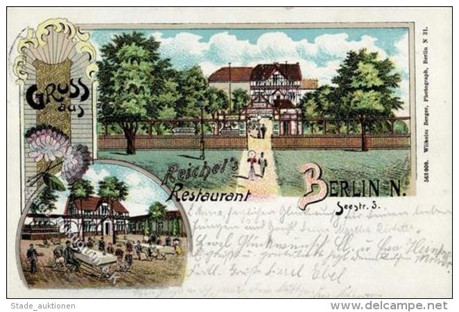 Berlin (1000) Gasthaus Reichel 1916 I-II - Sonstige & Ohne Zuordnung