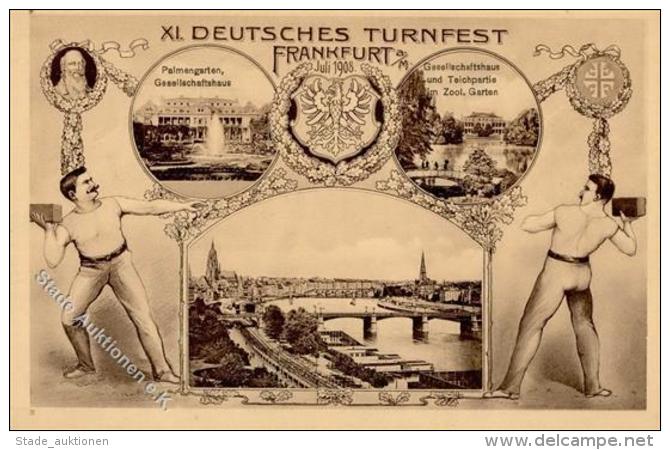 FRANKFURT/Main - XI. DEUTSCHES TURNFEST 1908 I - Gymnastik