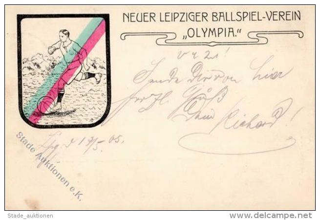 Fussball Neuer Leipziger Ballspiel Verein Olympia 1905 I-II (fleckig) - Fussball