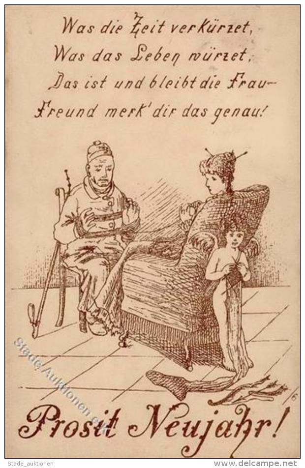 Vorl&auml;ufer 1885 Neujahr I-II Bonne Annee - Ohne Zuordnung