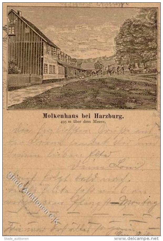 Vorl&auml;ufer Molkenhaus Bei Harzburg 1891 I-II (kleiner Einriss) - Ohne Zuordnung