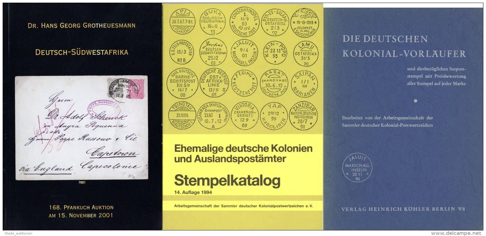 Buch Kolonien Philatelie Lot Mit 17 B&uuml;chern Und Schriften II Colonies - Ohne Zuordnung