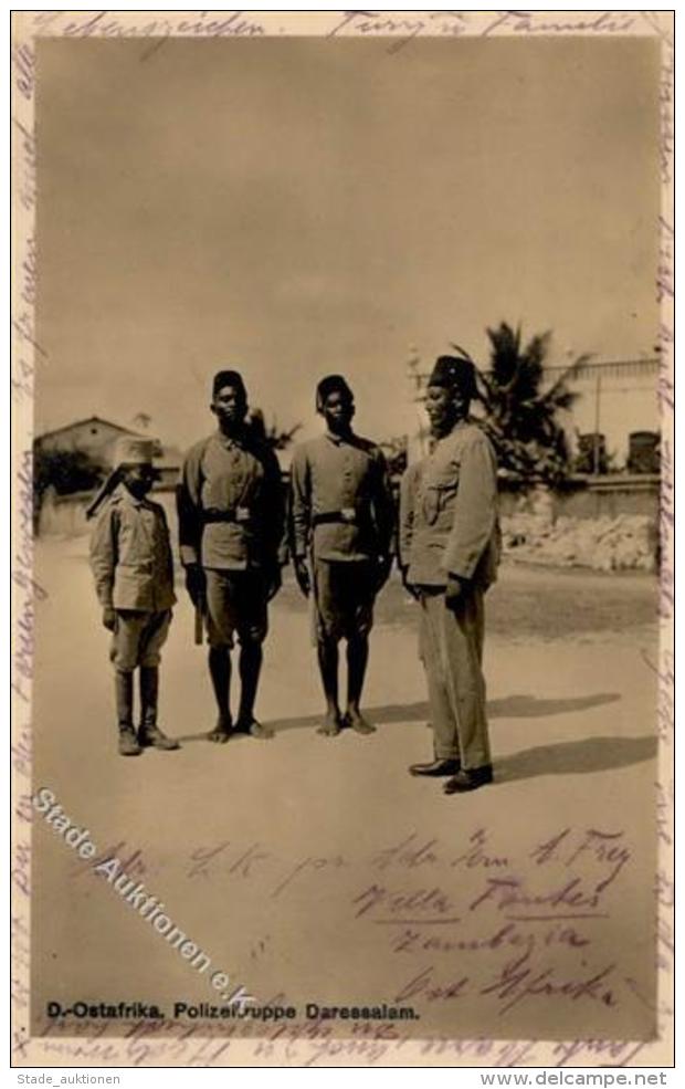 Kolonien Deutsch Ostafrika Polizeitruppe Daressalam Foto AK I-II Colonies - Ohne Zuordnung