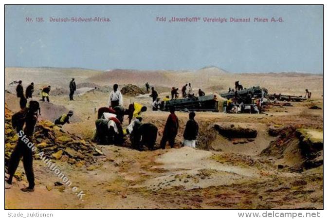 Kolonien Deutsch S&uuml;dwestafrika Feld Unverhofft Vereinigte Diamant Minen I-II Colonies - Ohne Zuordnung