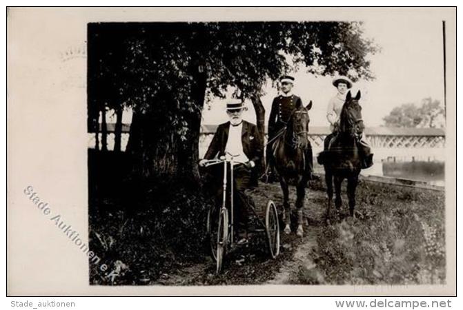 FAHRRAD - Foto-Ak Mit DREIRAD!, M&uuml;nchen 1912 I-II - Sonstige & Ohne Zuordnung