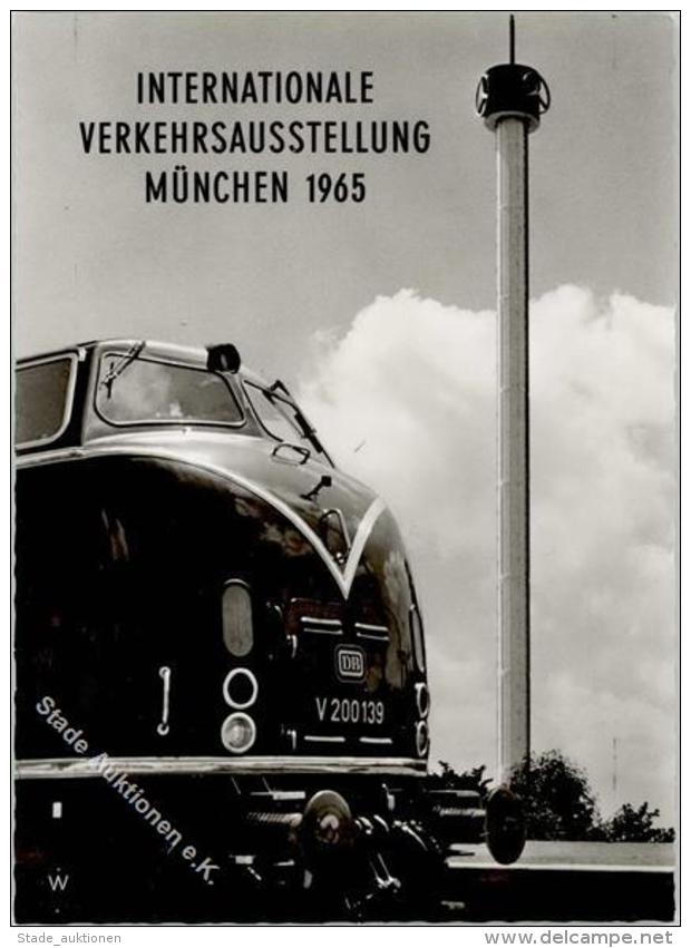 Eisenbahn M&uuml;nchen (8000) Internationale Verkehrsausstellung Foto AK I-II Chemin De Fer - Eisenbahnen