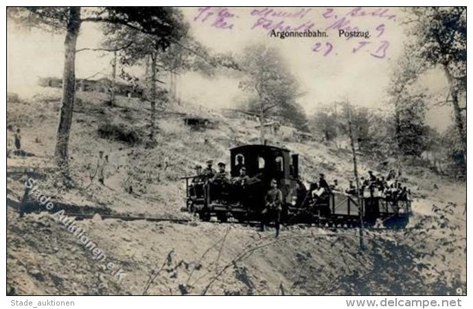 KLEINBAHN - Postzug ARGONNENBAHN I-II - Eisenbahnen