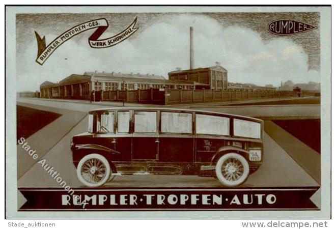 Oldtimer Rumpler Tropfen Auto  I-II - Sonstige & Ohne Zuordnung