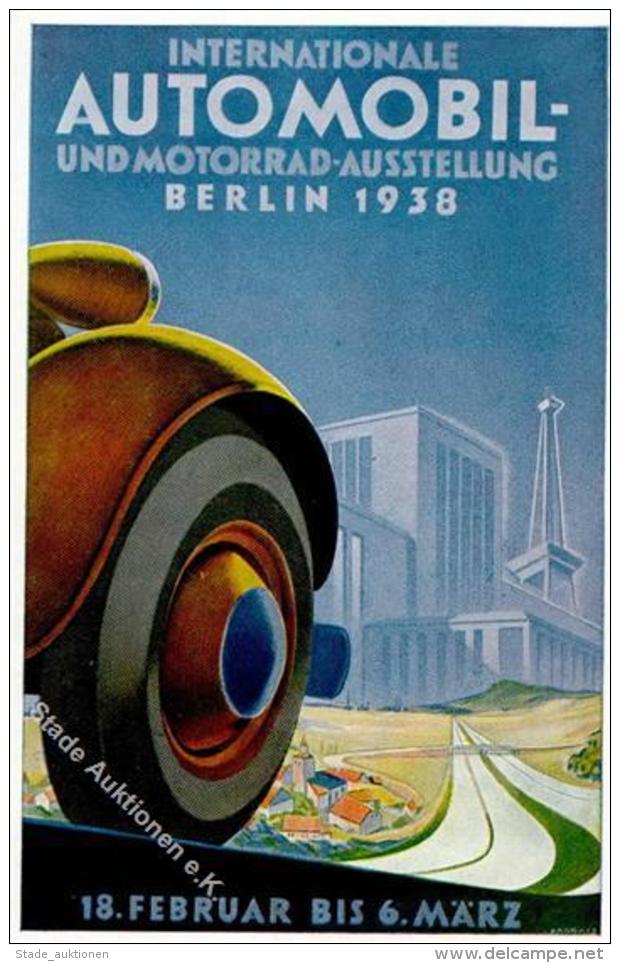 Automobilausstellung Berlin (1000) Charlottenburg 1938  I-II - Sonstige & Ohne Zuordnung