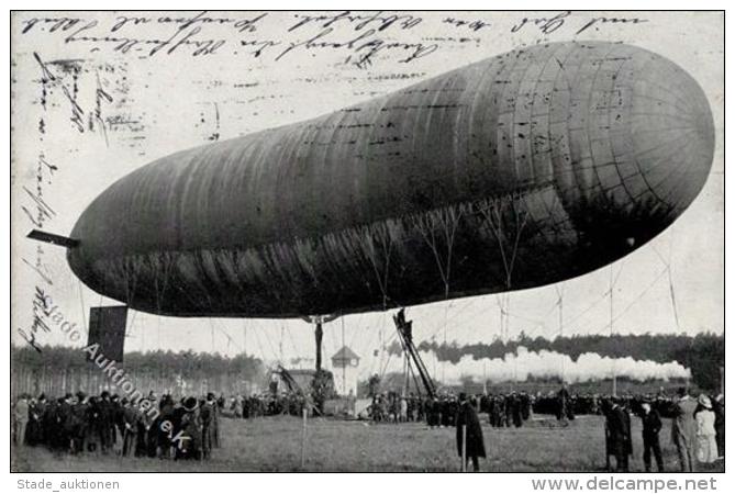 Parseval N&uuml;rnberg (8500) 3  Foto AK 1909 I-II (fleckig) - Zeppeline