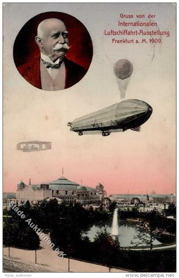 ILA Internationale Luftschifffahrt Ausstellung Frankfurt (6000) Zeppelin Balon 1909 I-II Expo Dirigeable - Zeppeline