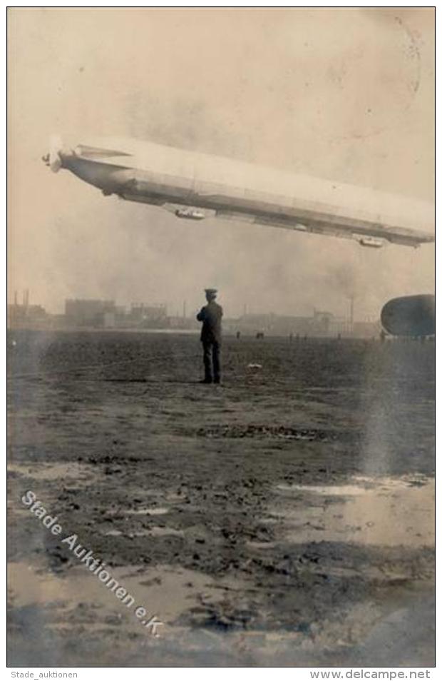 ZEPPELIN - Foto-Ak O FRANKFURT/MAIN 1910 I-II - Zeppeline