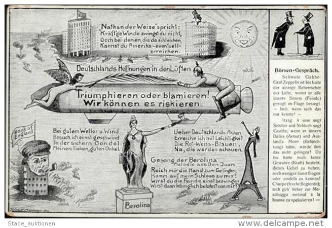 ZEPPELIN - DEUTSCHLANDS HOFFNUNGEN In Den L&Uuml;FTEN Mit Juden I-II - Zeppeline