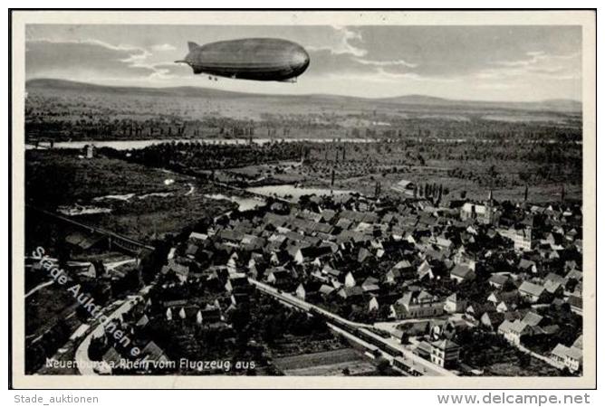 Zeppelin Neuenburg (7844) Fliegeraufnahme I-II Dirigeable - Zeppeline