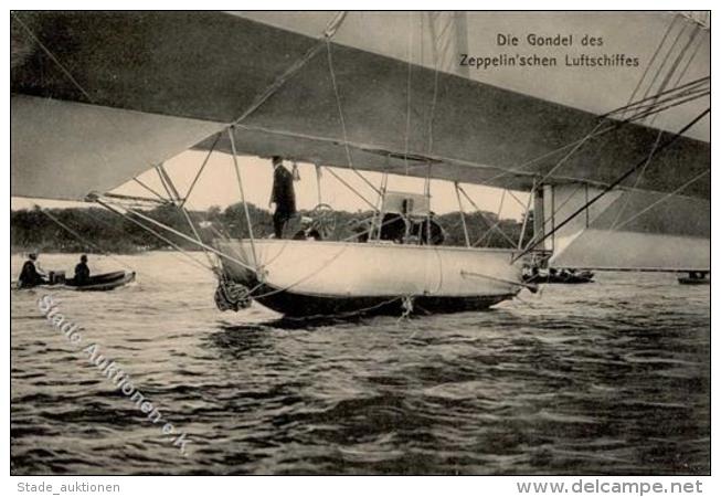 Zeppelin Gondel Ansichtskarte I-II Dirigeable - Zeppeline