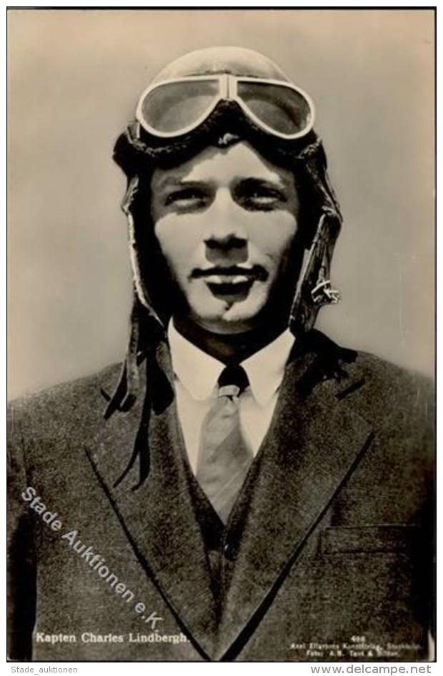 Fliegerasse (WK I) Piloten Lindbergh, Charles  Foto AK I-II - Sonstige & Ohne Zuordnung